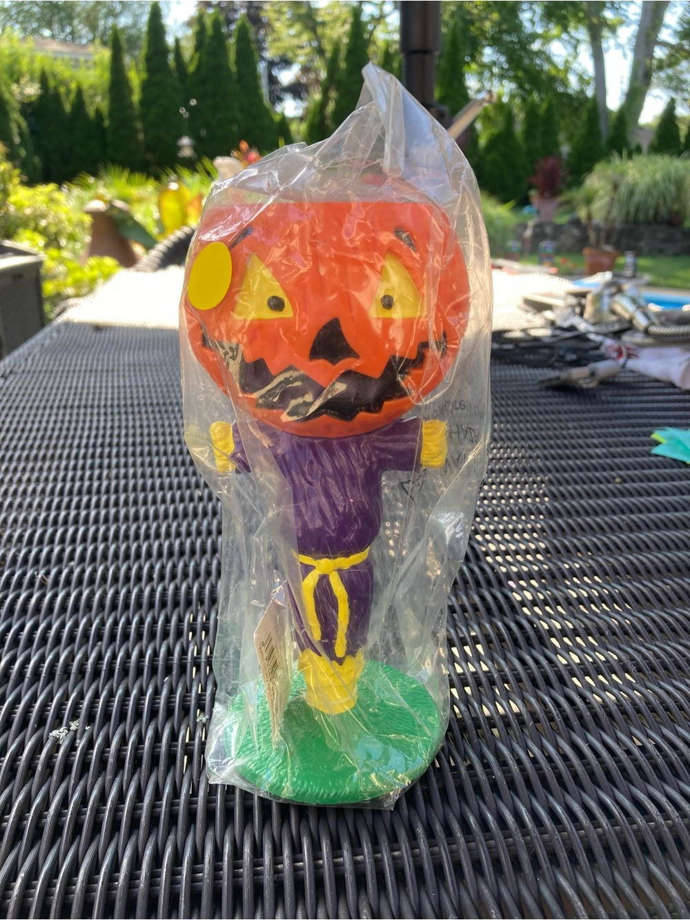 Vintage Fun World pumpkin head cup